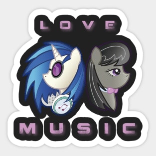 Love the Music Sticker